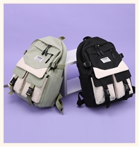 双肩背包批发 定制logo 休闲背包 学生书包 户外背包定制