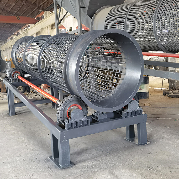 天泽新型无轴圆筒筛双层滚筒筛无轴滚筒筛分机