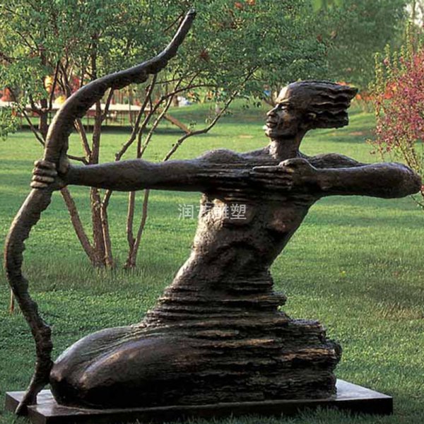 抽象人物铜雕广场雕塑