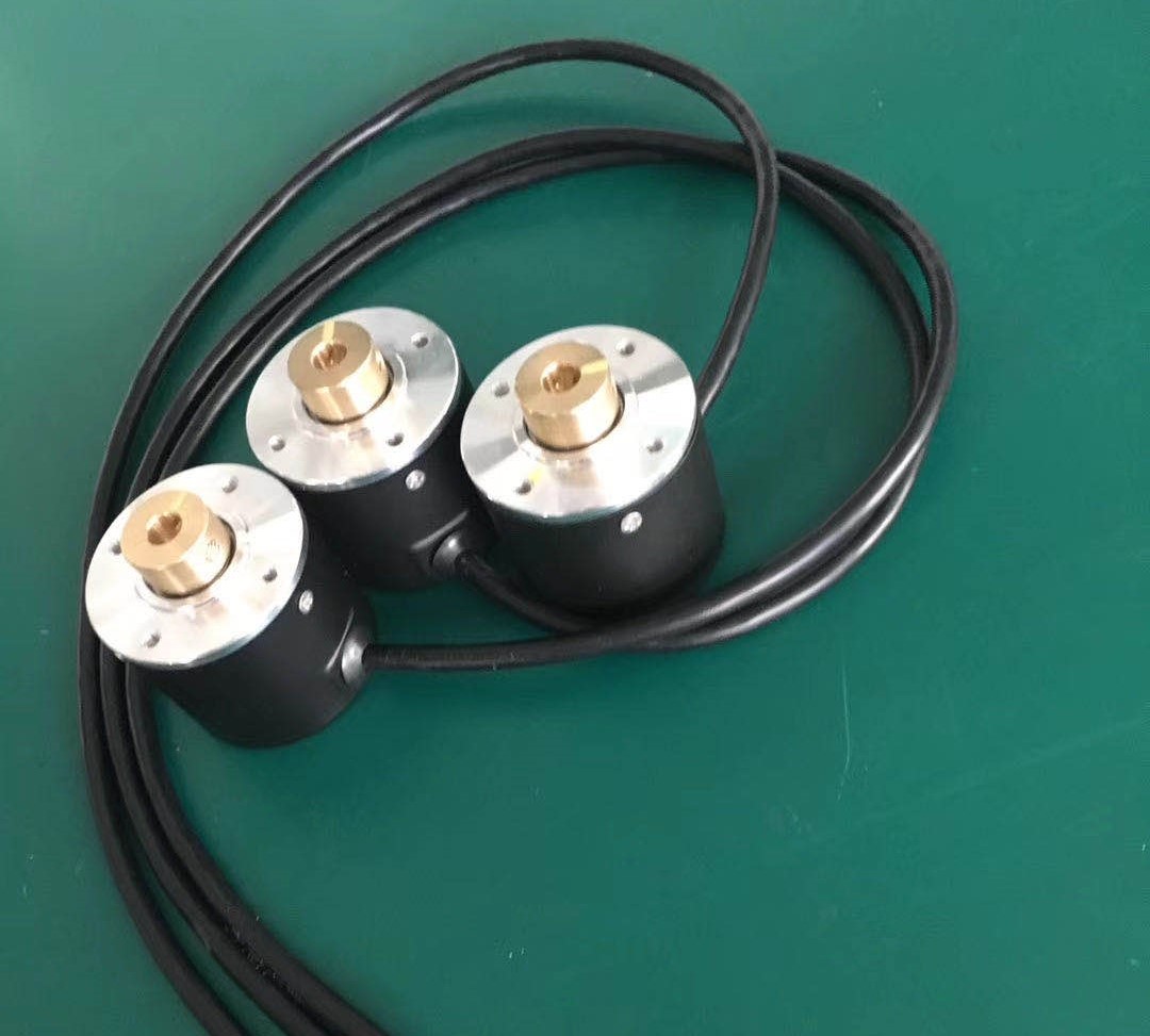 高精度 旋转式霍尔磁敏角度传感器 转动角度 无死角 全金属