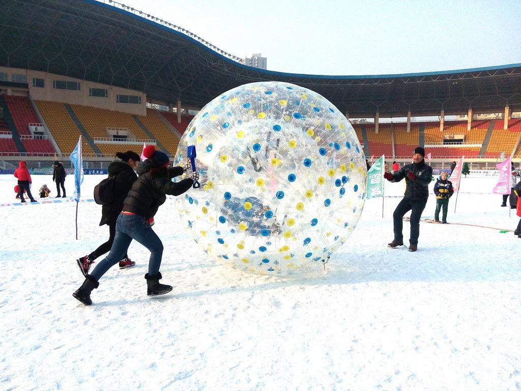 供应雪地滚筒悠波球碰撞球