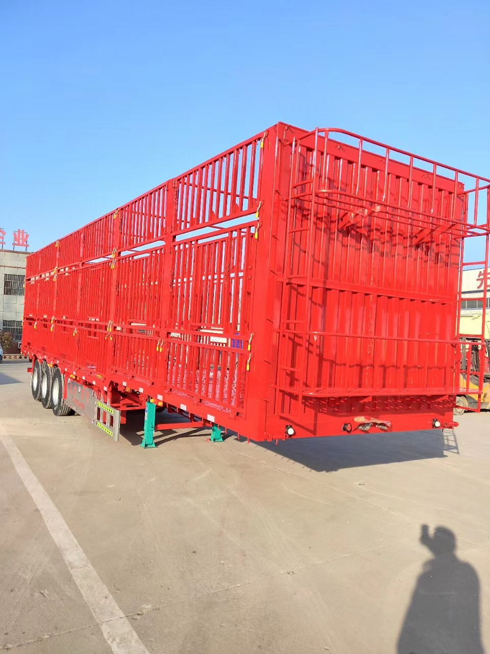 高低板花篮半挂车平板花篮半挂车13米高低板花篮半挂车