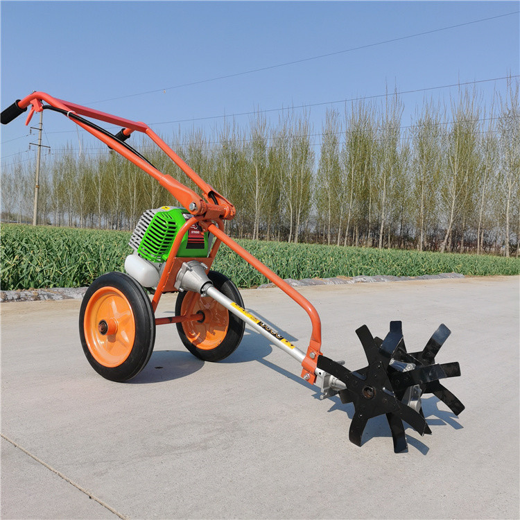 蔬菜大棚背负式锄地机 手推式电动除草机 背负式旋耕除草机