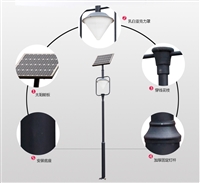 太阳能庭院灯户外路灯3米4米景观灯旅游景区灯