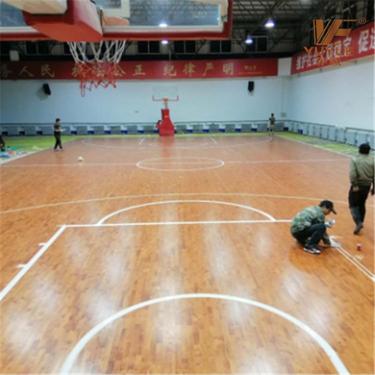 珠海体育木地板 羽毛球馆实木地板厂家