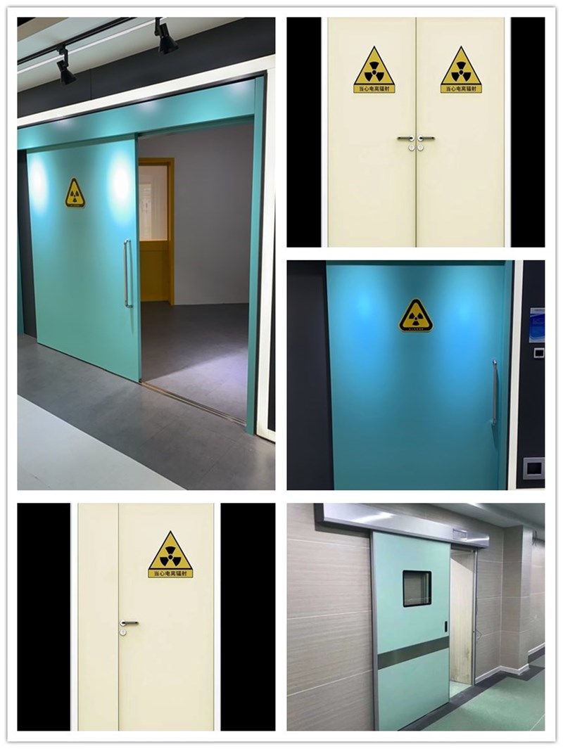 安庆防辐射铅门ct室射线防护铅门电动平移铅门