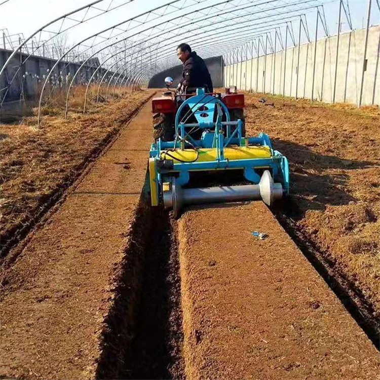 小型盘式开沟机开沟起垄机农用果园起垄开沟机拖拉机牵引式开沟机