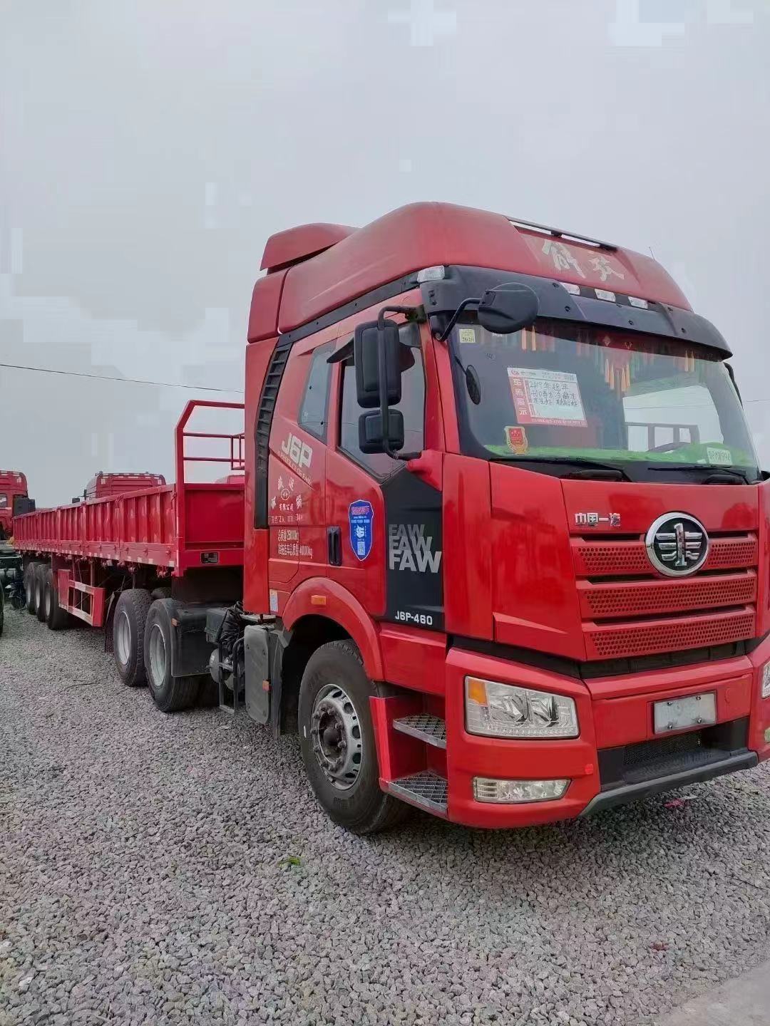 二手车牵引车解放j6p