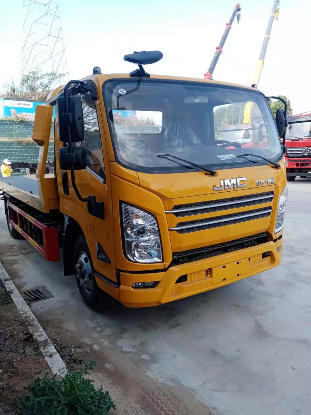 蓝牌江铃顺达拖车一拖二道路救援车支持分期