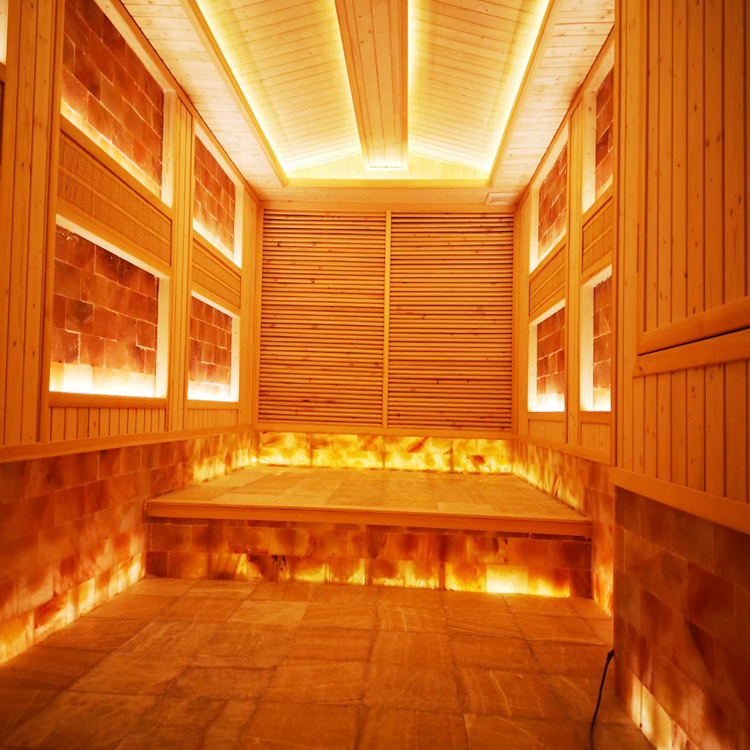 玉石汗蒸房玉石能量汗蒸房施工定制砭石托玛琳汉蒸房装修承建