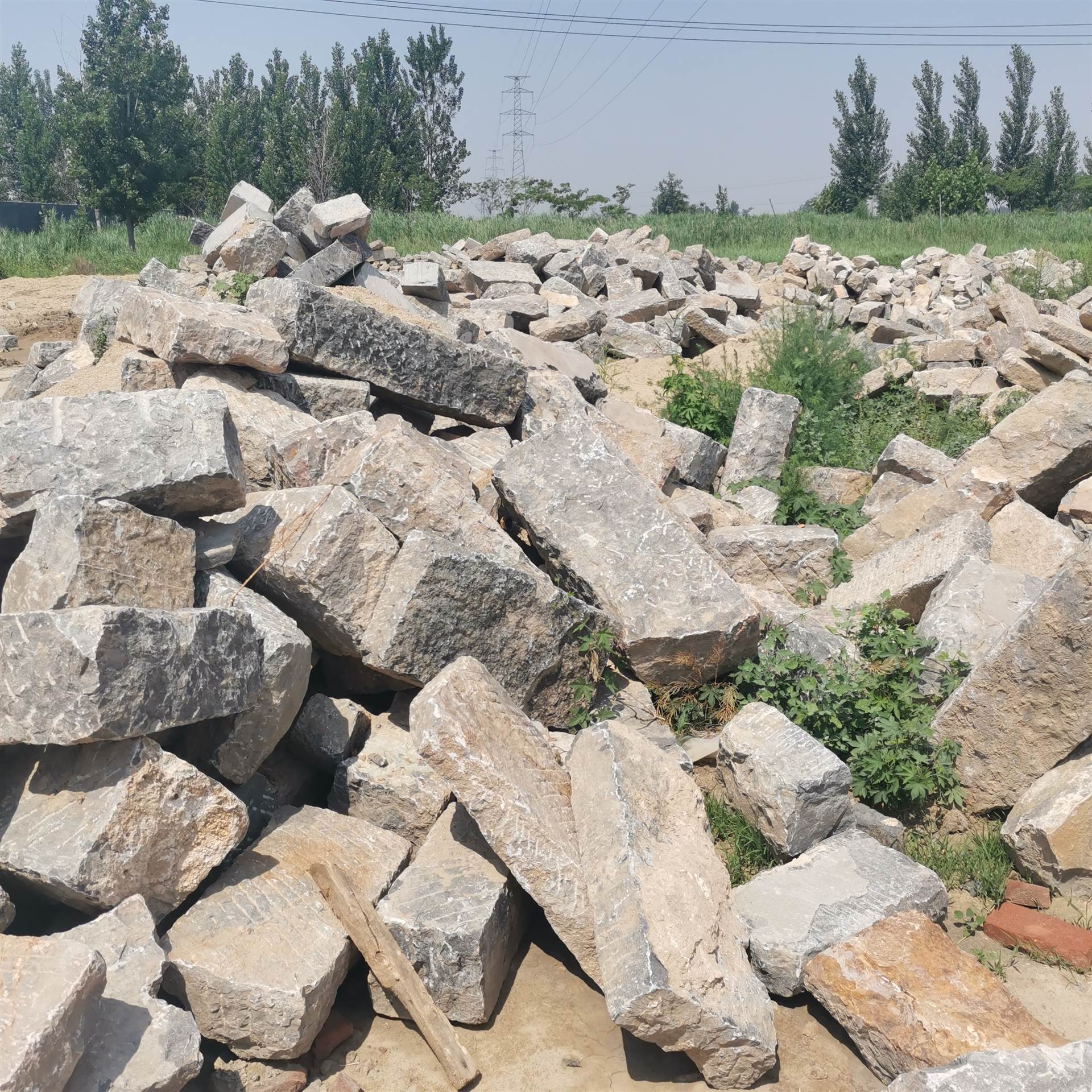 农村老青石板 铺地旧石板 护坡石块 启杰民俗 电话报价