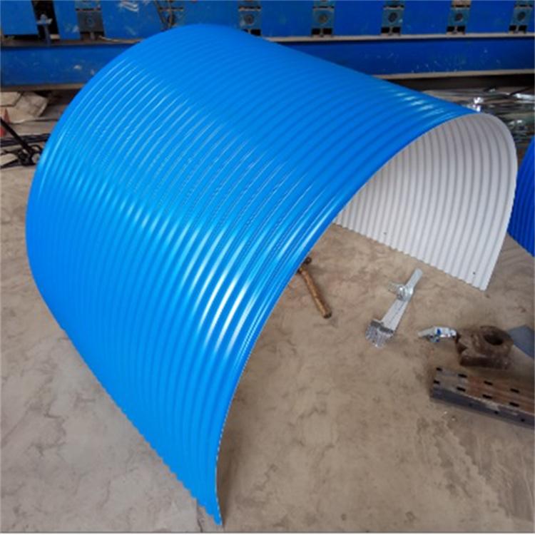 皮带输送机防雨罩 金日兴彩钢防雨罩 室外电机防雨罩