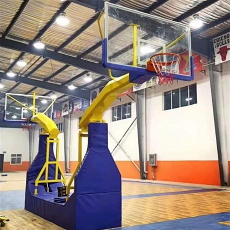 永泰体育定制 标准户外室内移动平箱 凹箱篮球架 货源充足