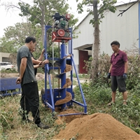 电线杆打孔机 触控式工程栽杆规范