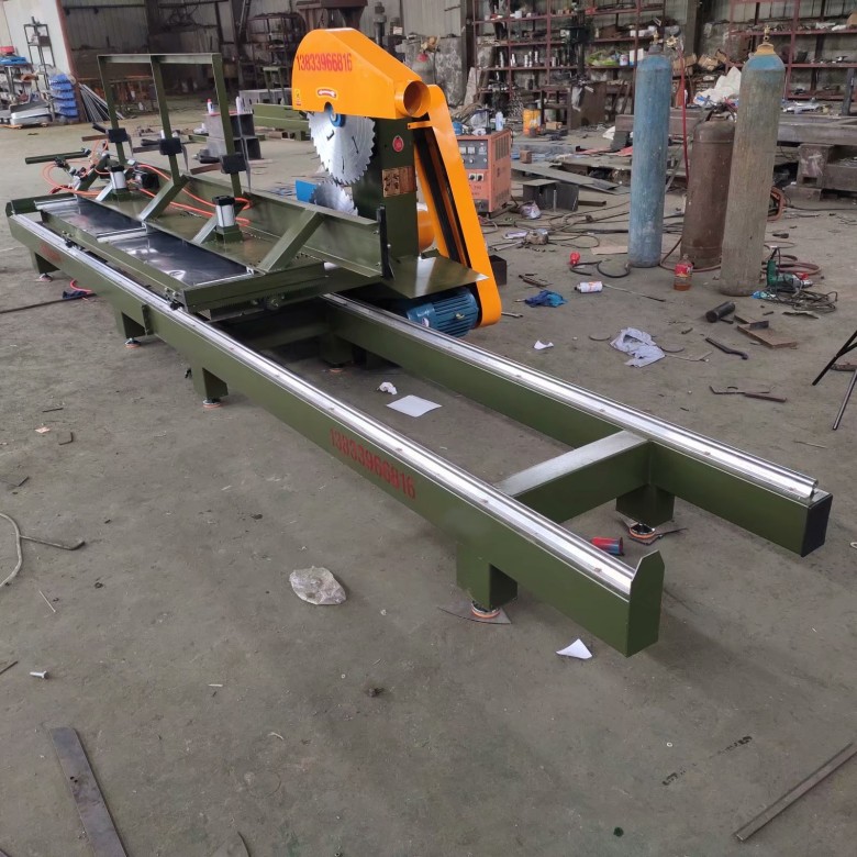 带锯式圆木推台锯双锯片圆木开板开料锯圆木对口锯