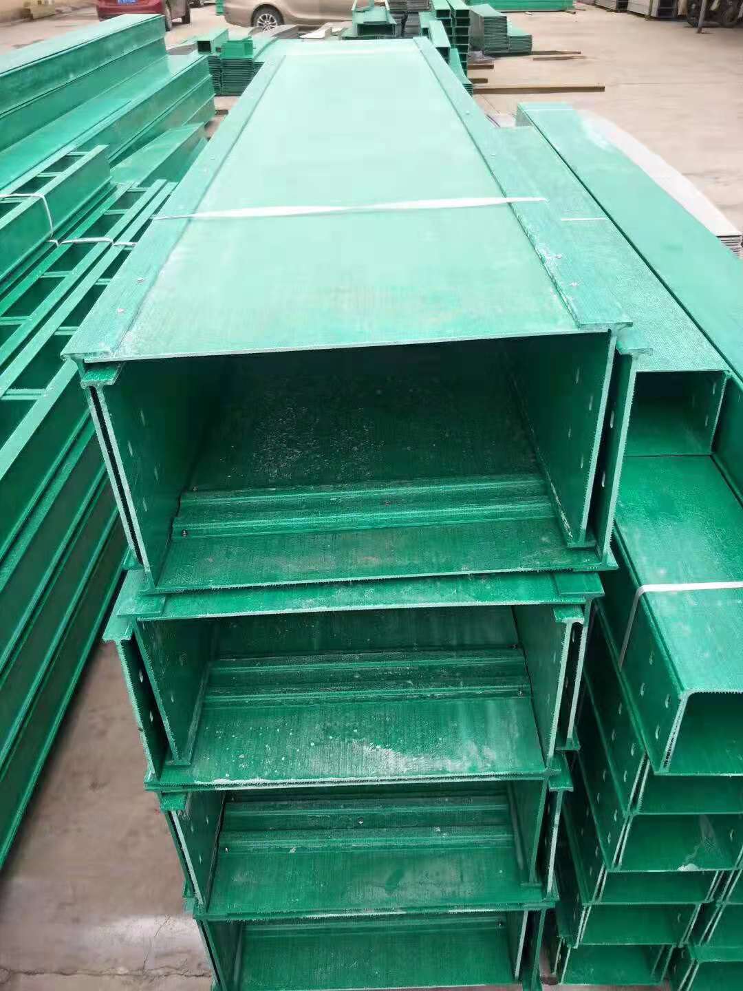 璐诚批发 玻璃钢工字桥架 玻璃钢电缆槽 电缆桥架厂家