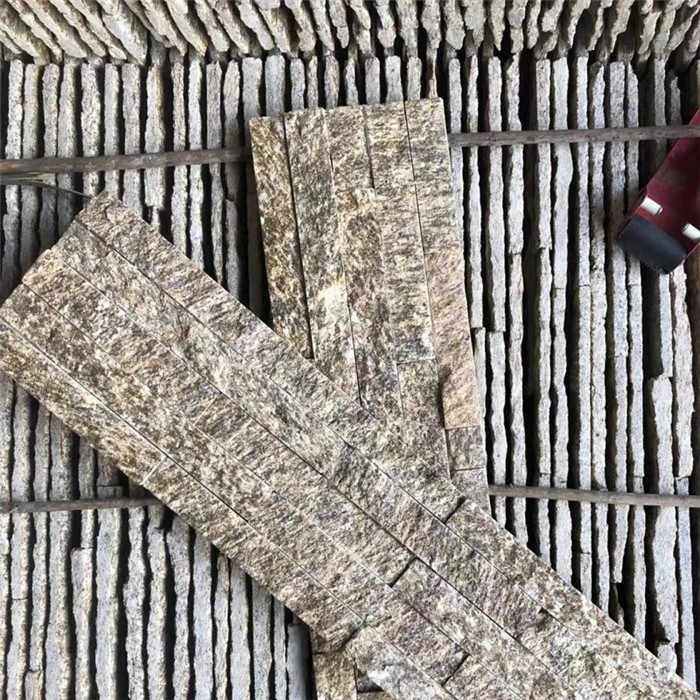 牡丹红蘑菇石厂家牡丹红文化石墙砖外墙碎拼石片石