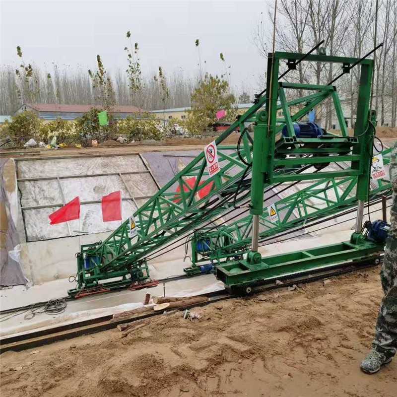 混凝土桁架护坡成型机站台式护坡成型机现浇斜坡滑膜机