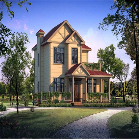 商丘轻钢别墅厂定制型轻钢别墅值得农村建造