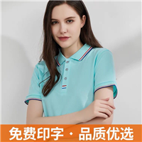 浦东短袖t恤衫印logo 俏依服饰 订做广告衫