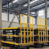 工矿牵引平板拖车 结构简单 牵引平板拖车短途运输