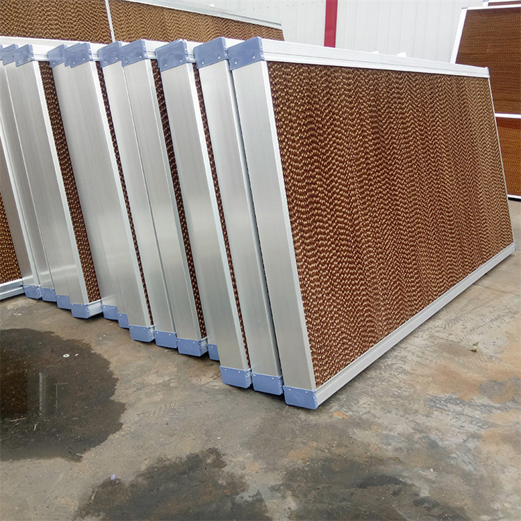 金盾牌降温湿帘镀锌板水帘价格大棚养殖水帘墙金盾环保质优价廉