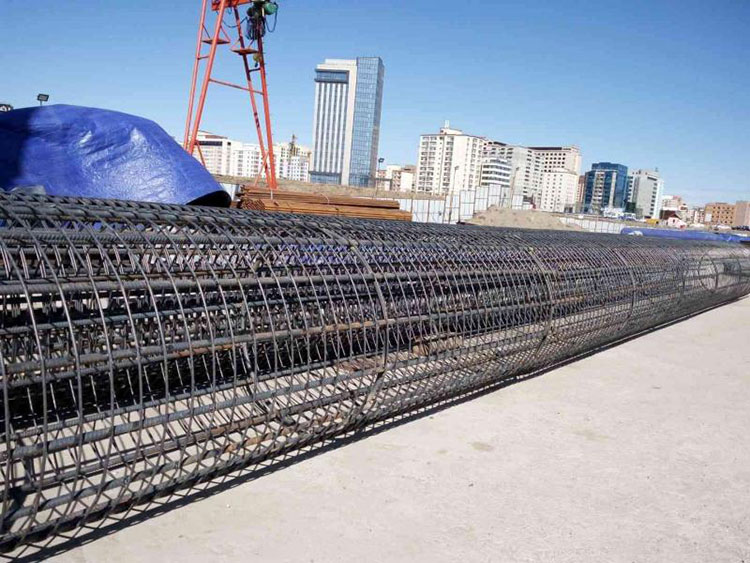 钢筋笼绕筋机 桥梁墩柱笼加工设备 3000型钢筋笼缠筋机 地笼