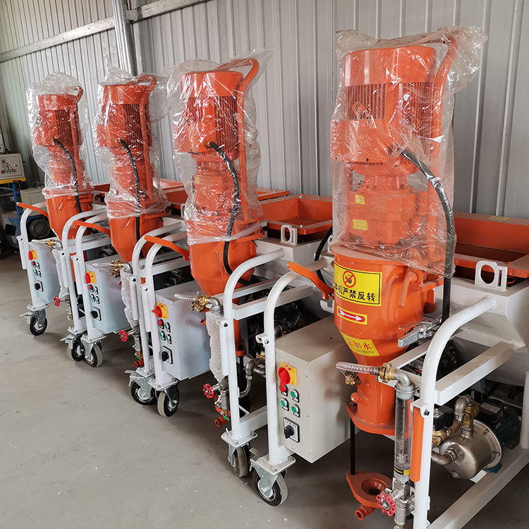 新型石膏干粉喷涂机粉刷石膏喷涂机厂家速度快效率高