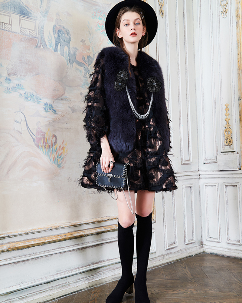 班晓雪专柜撤柜库存服装货源佐色品牌折扣女装批发走份