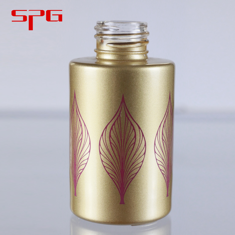 100ml香薰瓶香水瓶玻璃瓶山东药玻喷涂印刷烫金烫银深加工