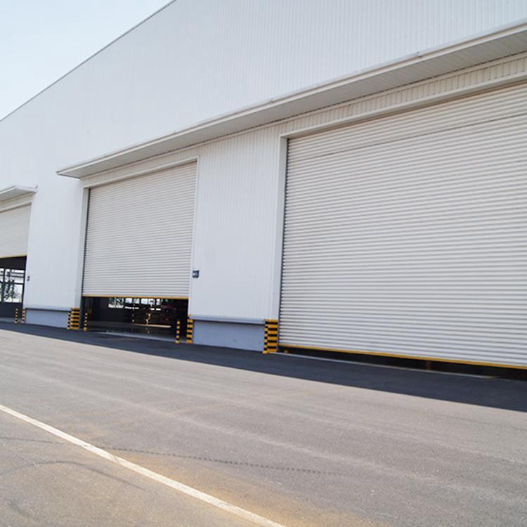 河南抗风卷闸门电动卷帘门抗风卷帘门仓库厂房钢板车间门