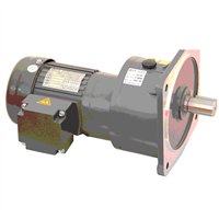 0.75KW齿轮减速马达 士元小型减速机 立式齿轮马达