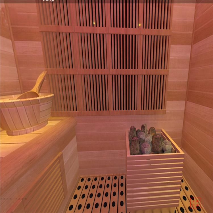 定制家用频谱房远红外光波汗蒸桑拿房设计家用小型汗蒸房定制