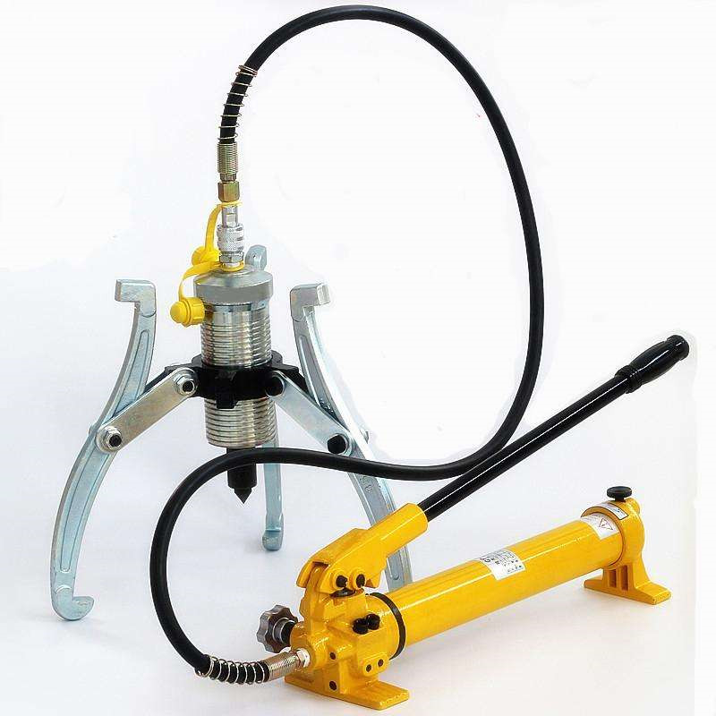 小车式100吨电动液压升降拉马三爪轴承拉拔器50吨皮带轮拔轮器