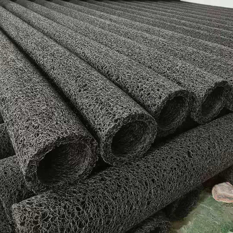 hdpe渗排水乱丝盲沟 恒基盲沟透水管厂家