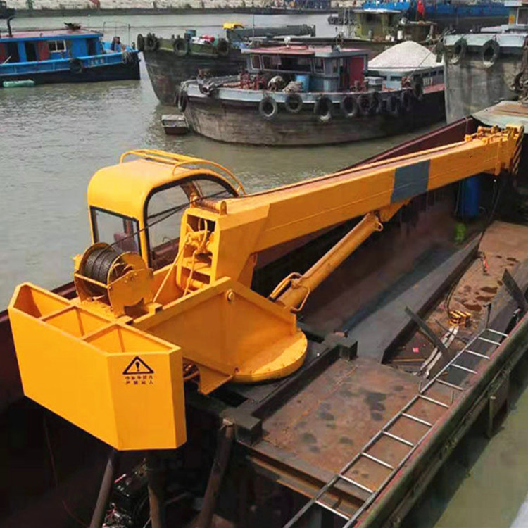 3吨船吊小型渔船吊厂家船用浮吊价格