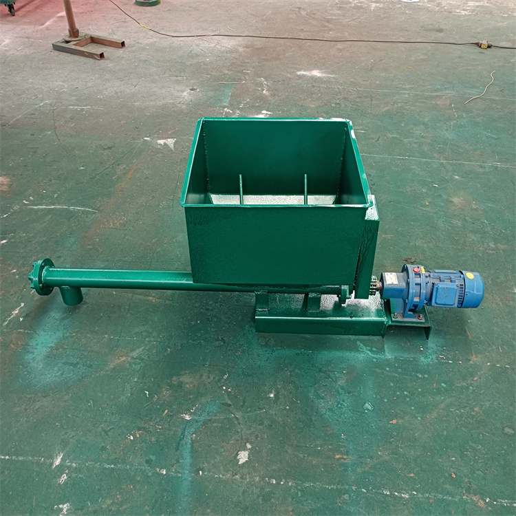 小流量湿粉螺旋加料机XWZF硅藻土水平输送给料机