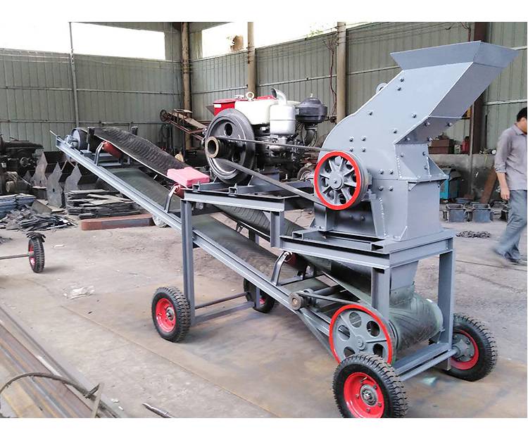 君诺达小型锤式破碎机 400*300 小型制砂机 石灰石破碎机出料均匀