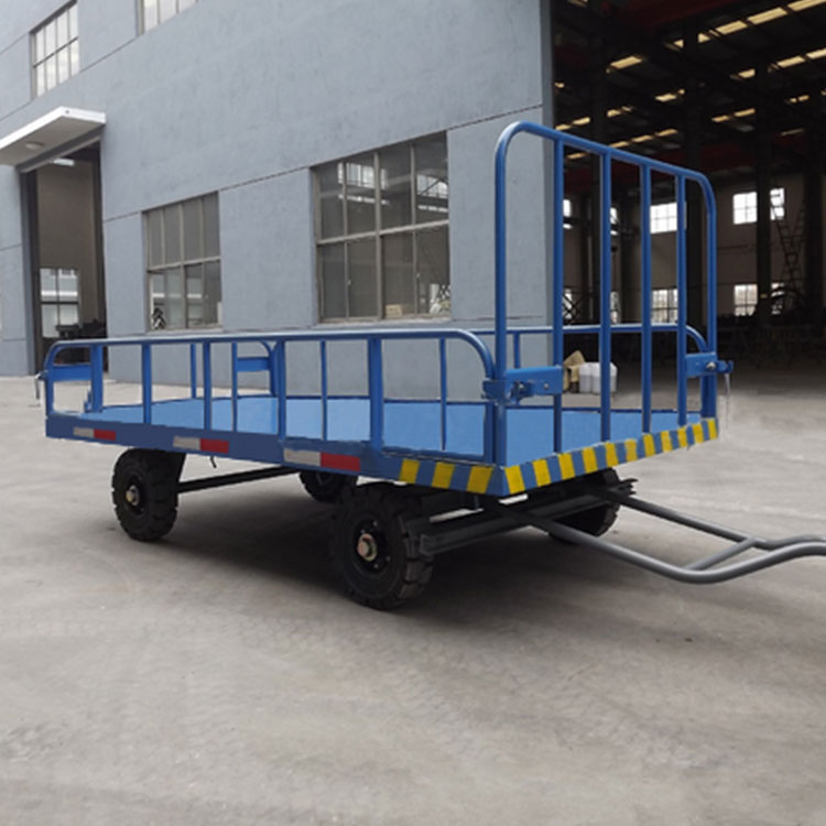 机场拖车 机场货物短途运输拖车 无动力搬运车