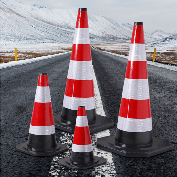 橡胶塑料反光路锥70cm反光路锥交通设施反光路锥