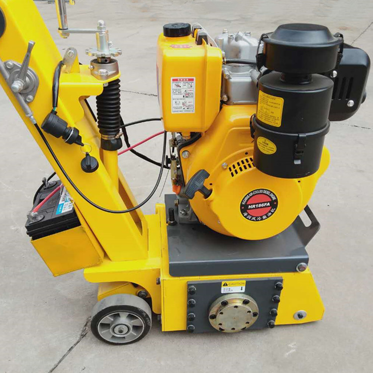 手扶自走控速刨地机小型道路拉毛机质量保障柴油铣刨机