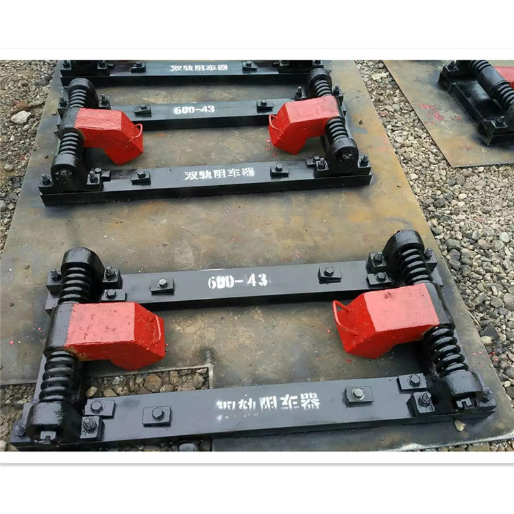 鑫宏品牌矿用双轨道阻车器矿井矿车阻车器矿用24kg30kg阻车器
