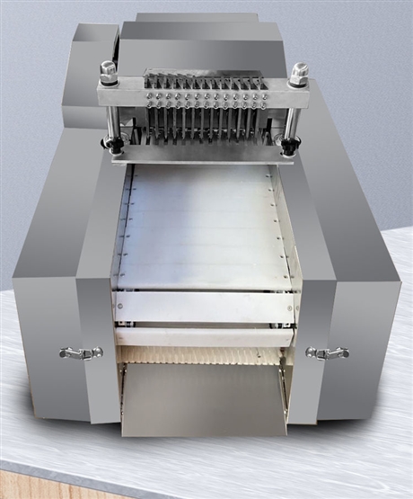 电动切鸡块机鸡肉切块设备全自动禽类剁骨机创达鲜鸡鸭鹅切块机