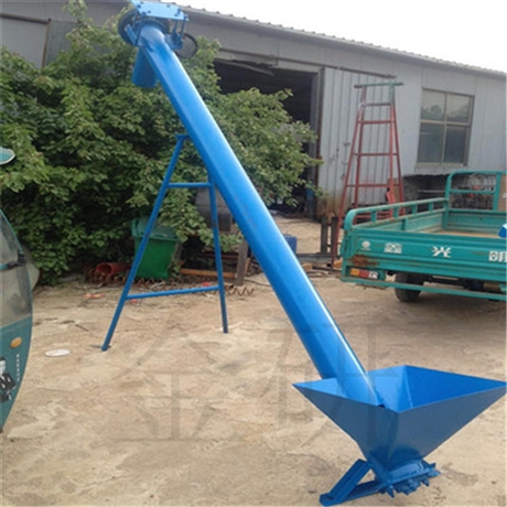 圆管垂直送料机不锈钢绞龙输送机颗粒粉末管式上料机