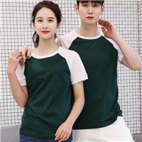 上海圆领短袖T恤印字绣字 俏依服饰 定制文化衫