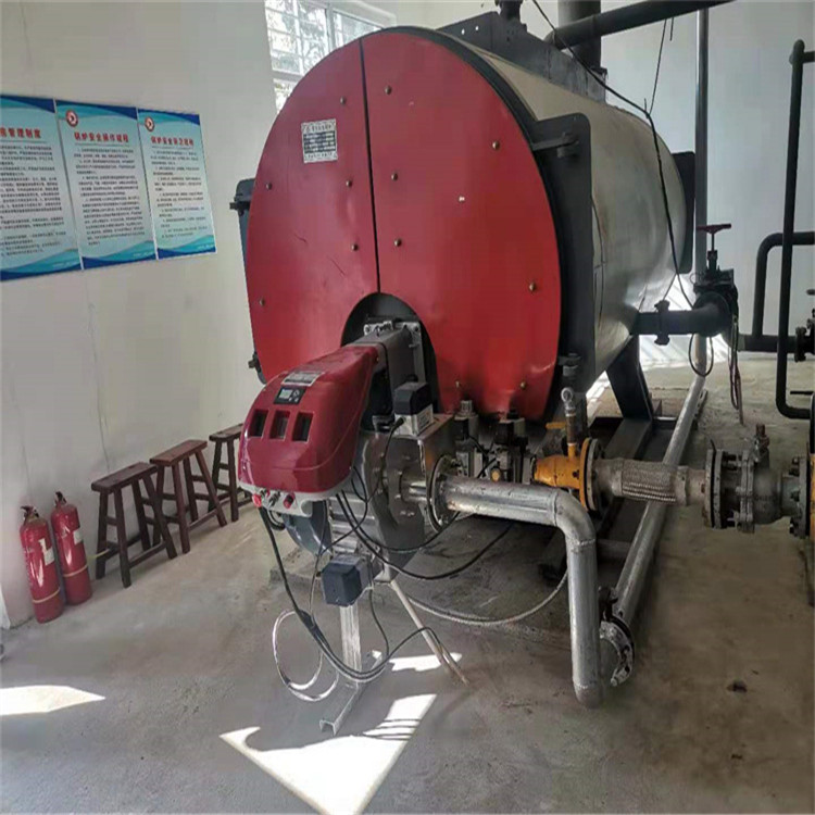 保定某中学2T热水锅炉低氮燃烧器安装中