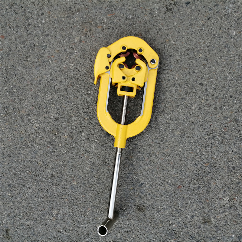 手动旋转钢管切割器手持式环形切割器2寸铰接式管件割刀厂家