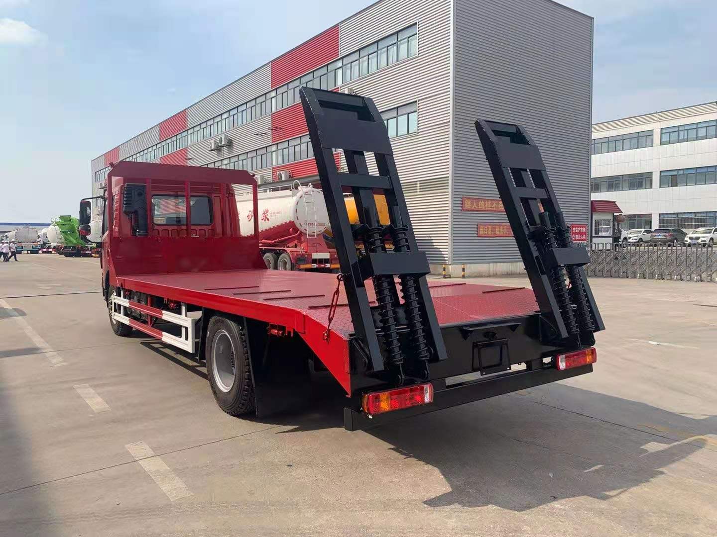 国六解放龙v单桥平板车锡柴190马力来电有优惠