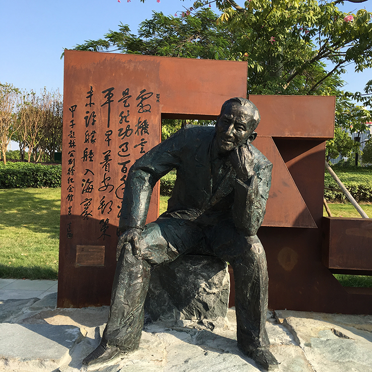 广东铜雕厂家 人物铸铜雕塑 历史人物雕像