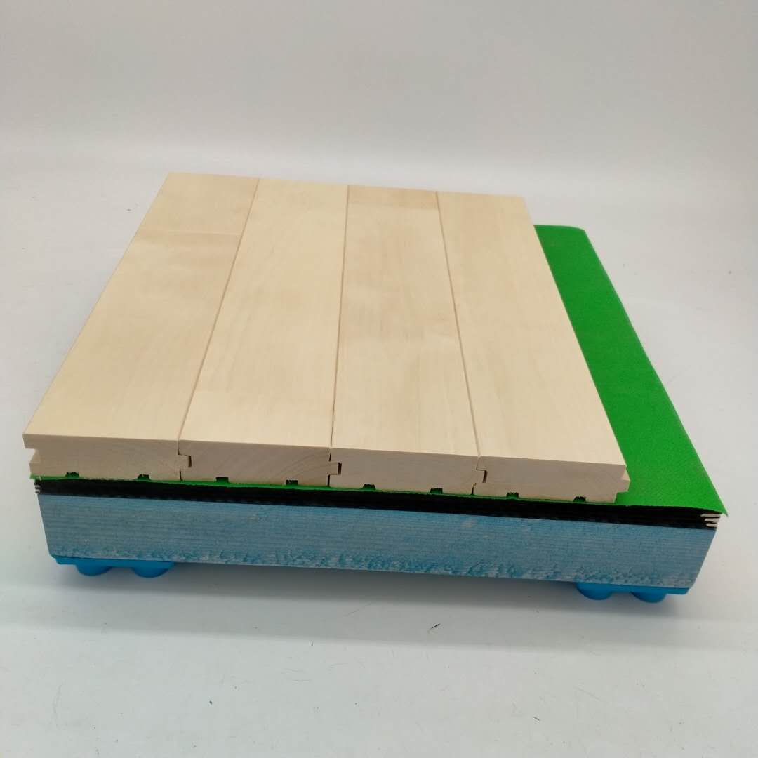 宇跃篮球馆木地板厂家 东莞篮球馆隔音木地板厂